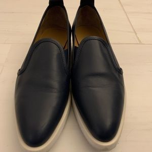 Everlane Navy Loafers NWOB